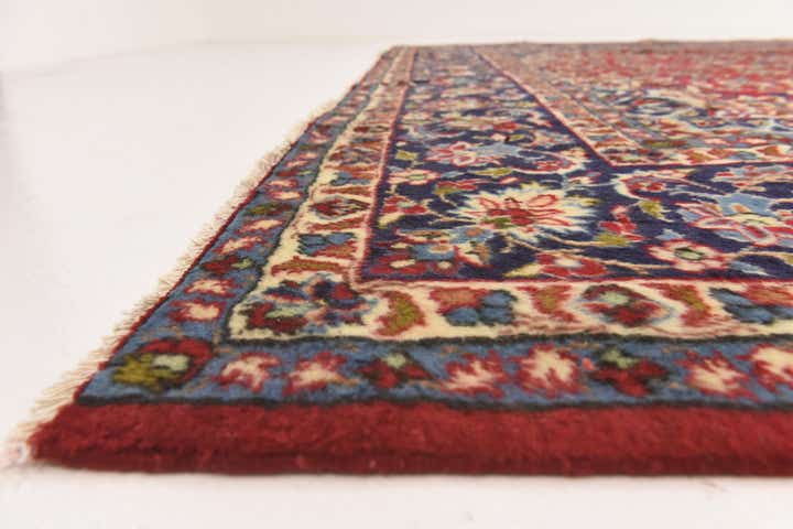 9' 9 x 13' Hand Knotted Isfahan Persian Wool Rug
