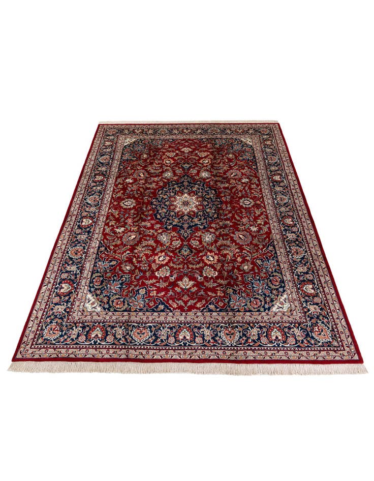 Detail image of 8' 9 x 12' 1  Hand Knotted Isfahan Wool Rug