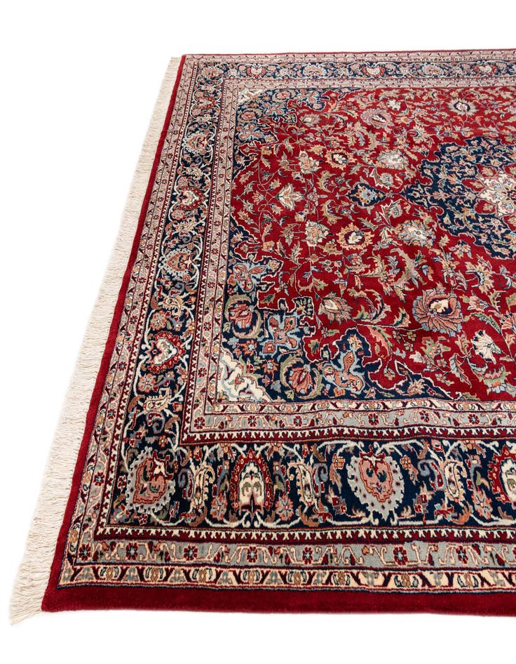 Detail image of 8' 9 x 12' 1  Hand Knotted Isfahan Wool Rug