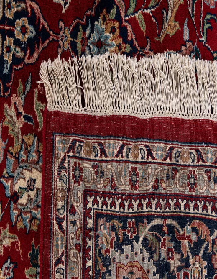 Detail image of 8' 9 x 12' 1  Hand Knotted Isfahan Wool Rug