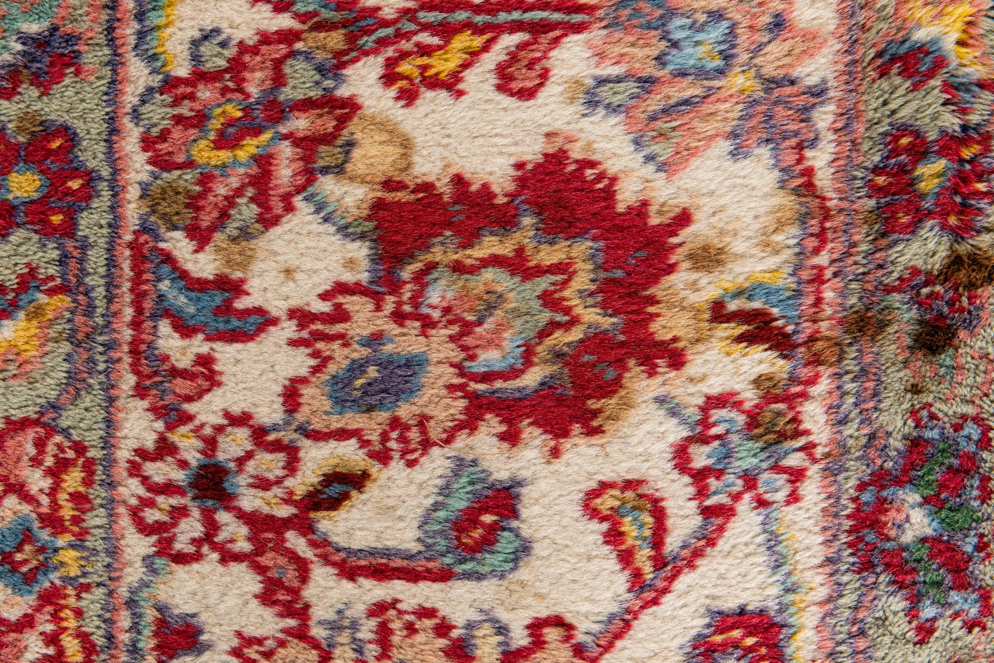 250cm x 350cm anudado a mano Isfahan Alfombra Lana