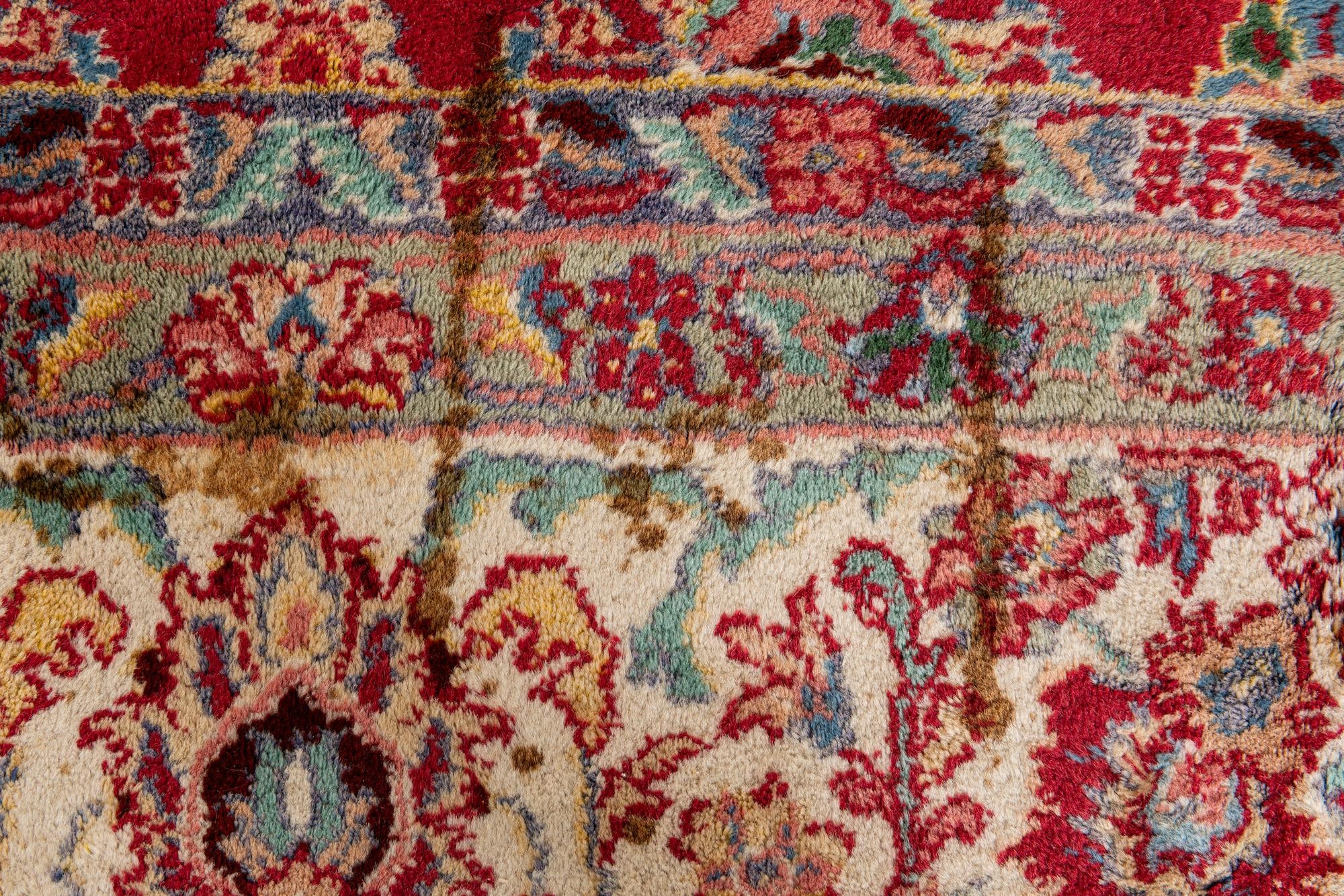 250cm x 350cm anudado a mano Isfahan Alfombra Lana