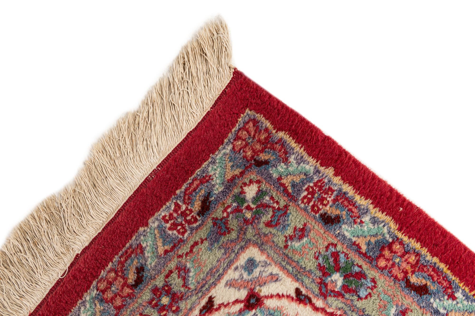 250cm x 350cm anudado a mano Isfahan Alfombra Lana