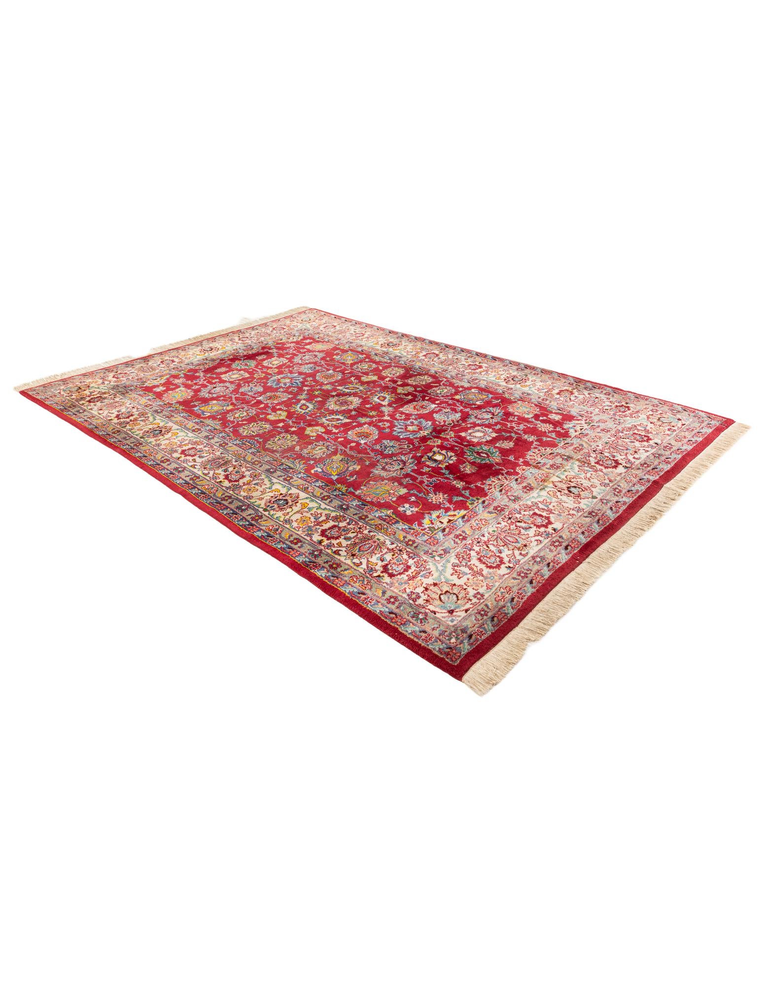 250cm x 350cm anudado a mano Isfahan Alfombra Lana