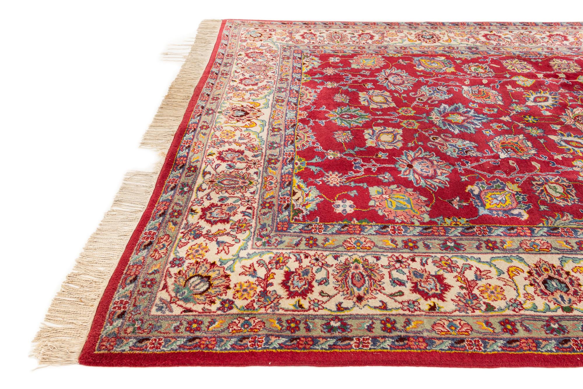 250cm x 350cm anudado a mano Isfahan Alfombra Lana