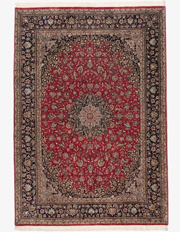 8' 3 x 11' 8 Hand Knotted Isfahan Oriental Wool Rug