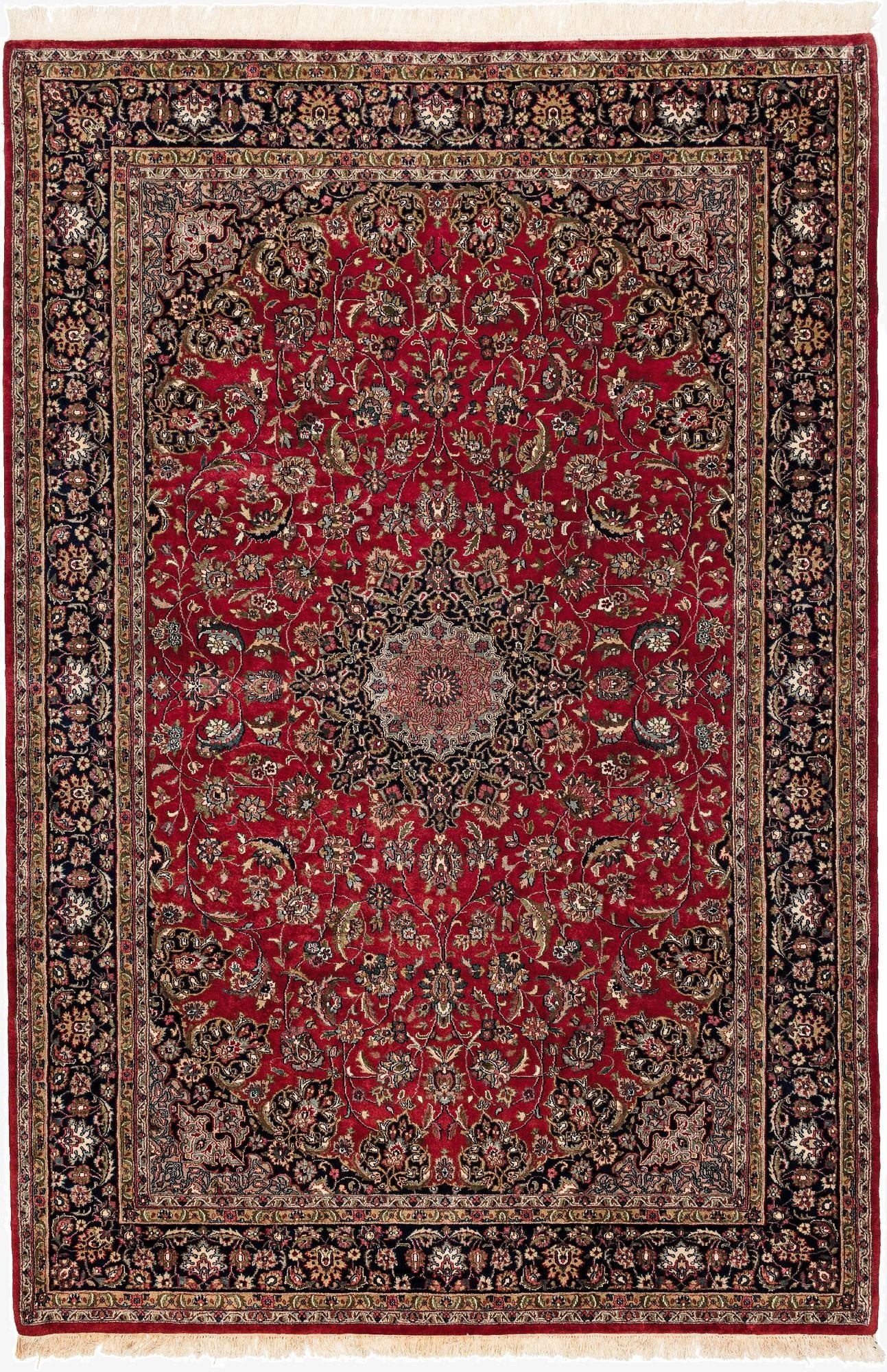 6' 7 x 9' 10 Isfahan Wool Rug