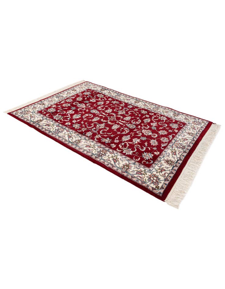 Detail image of 4' x 6' Hand Knotted Jaipur Agra Wool Rug