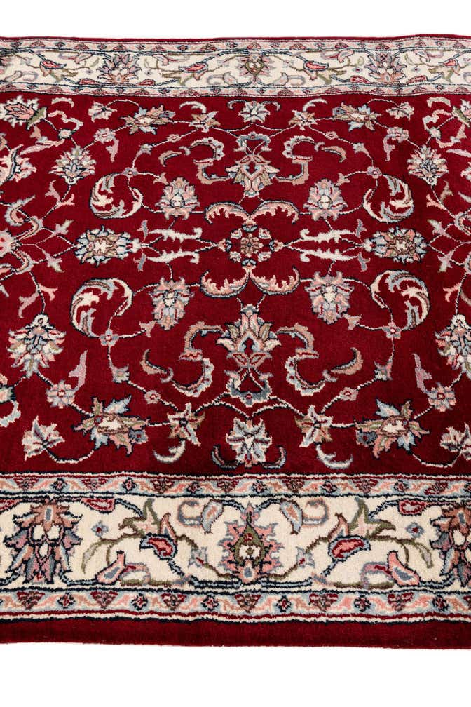 4' x 6' Hand Knotted Jaipur Agra Wool Rug