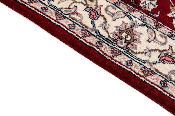 Detail image of 4' x 6' Hand Knotted Jaipur Agra Wool Rug