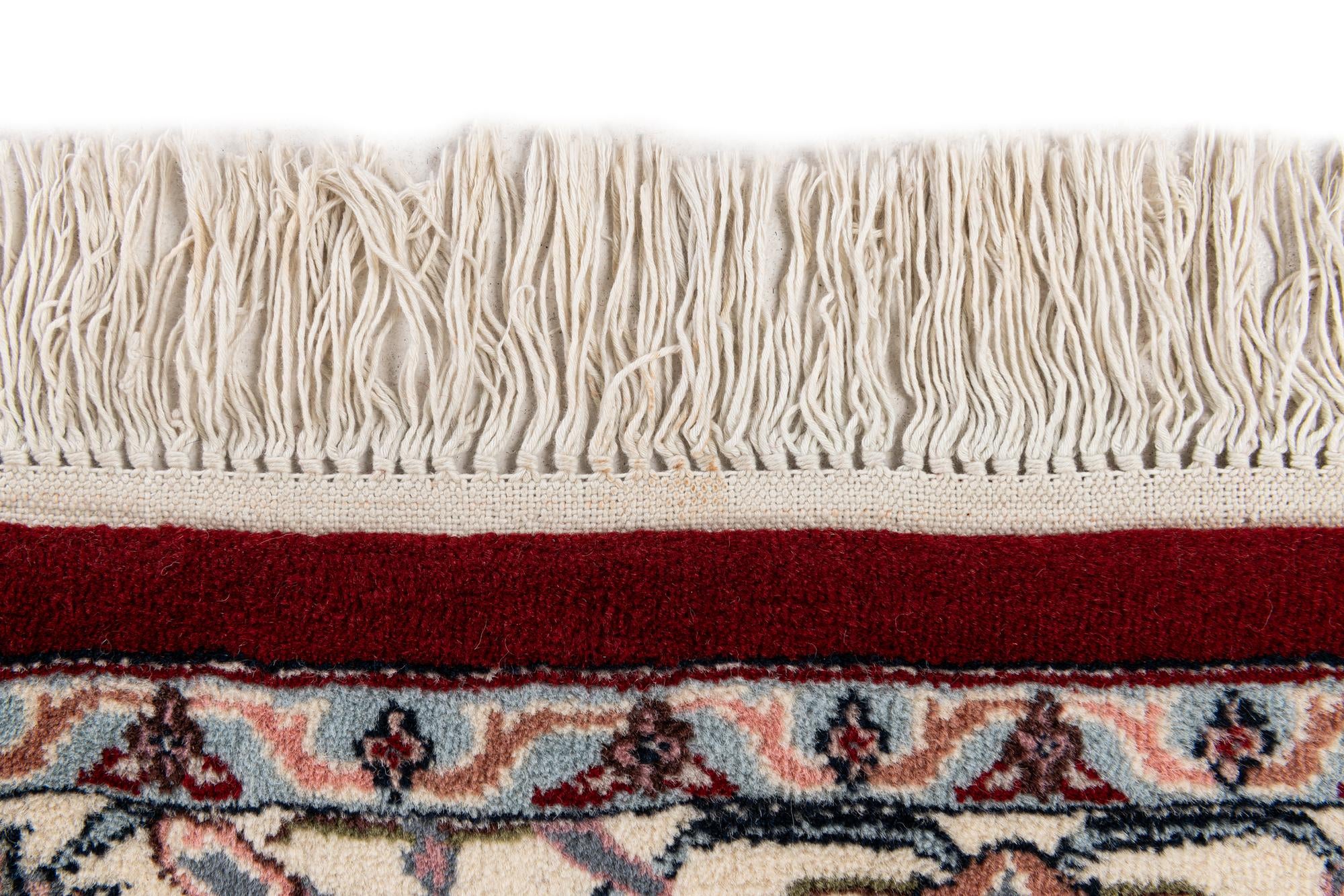 4' x 6' Hand Knotted Jaipur Agra Wool Rug