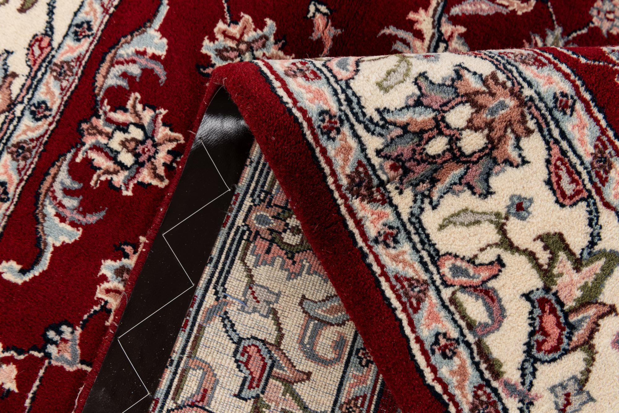 4' x 6' Hand Knotted Jaipur Agra Wool Rug