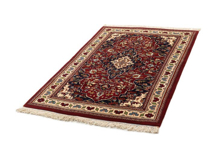 Detail image of 4' x 6' 2 Hand Knotted Jaipur Wool Rug