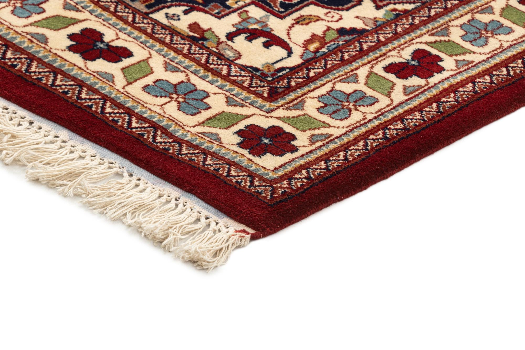 4' x 6' 2 Hand Knotted Jaipur Wool Rug