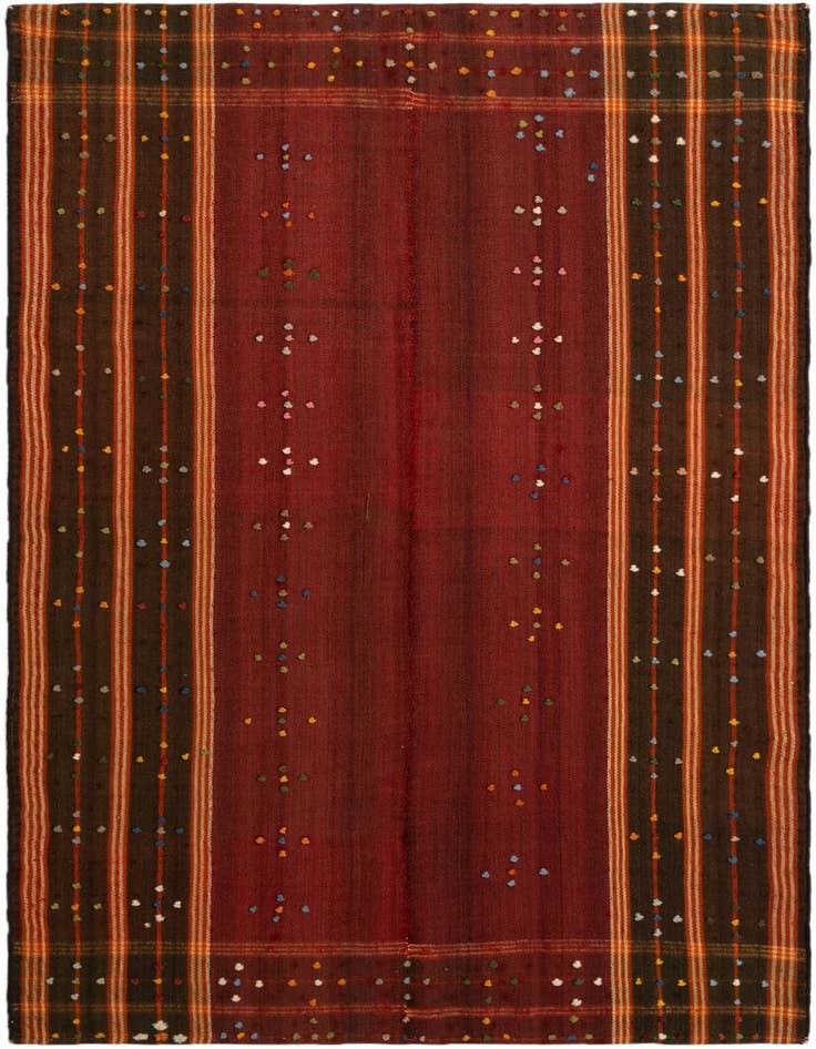 Detail image of 4' 7 x 7' 7 Jajim Rug