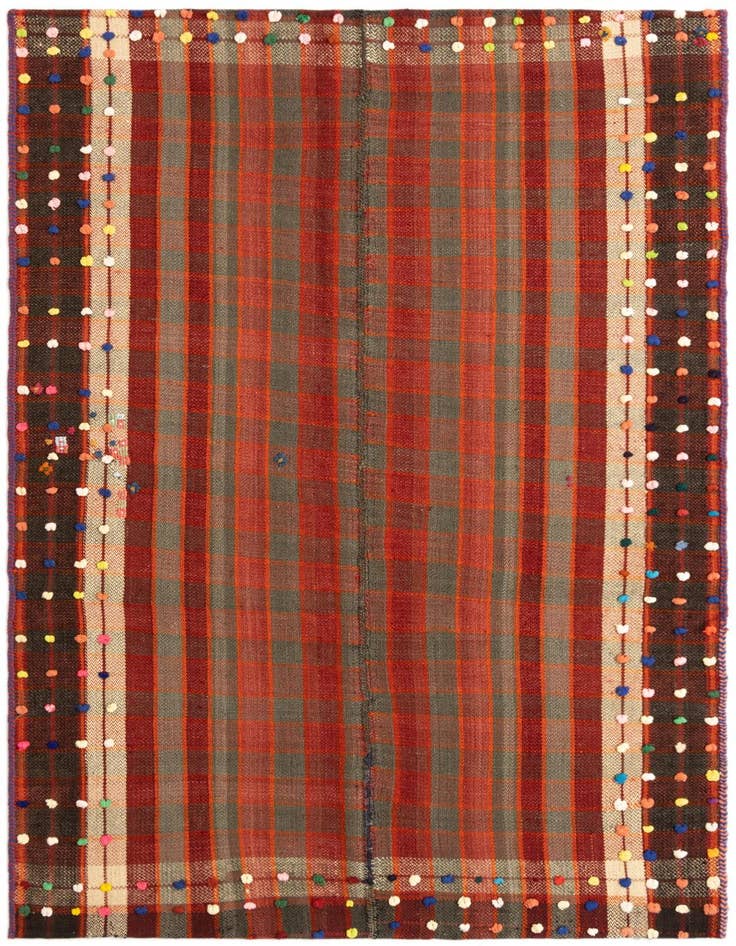 Detail image of 4' 6 x 6' 8 Jajim Rug