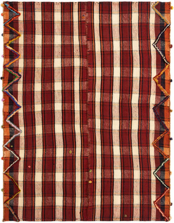 Detail image of 4' 9 x 6' 7 Jajim Rug