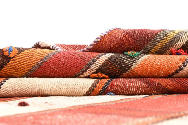 Detail image of 4' 9 x 7' 4 Jajim Rug