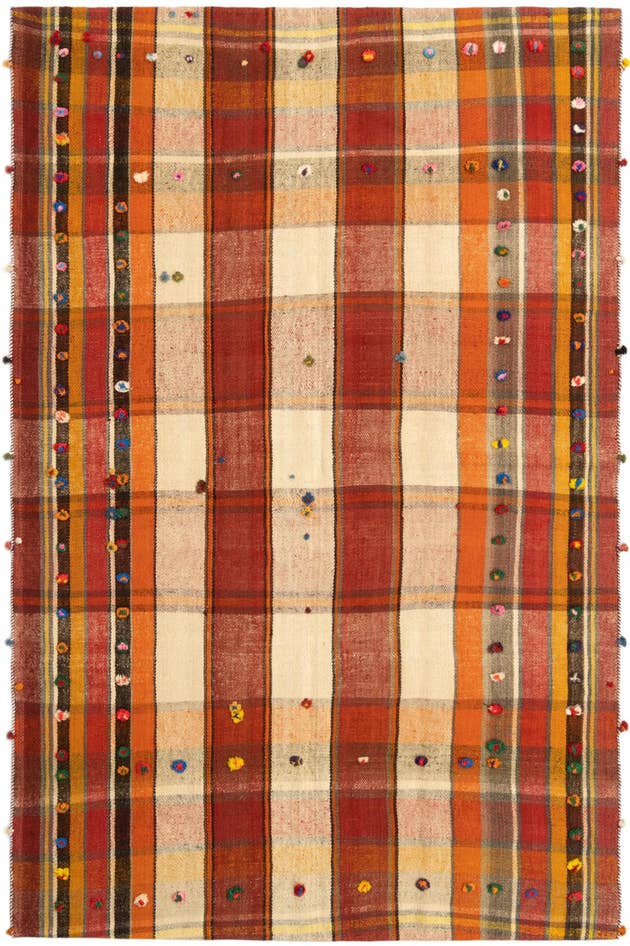 Detail image of 4' 9 x 7' 4 Jajim Rug