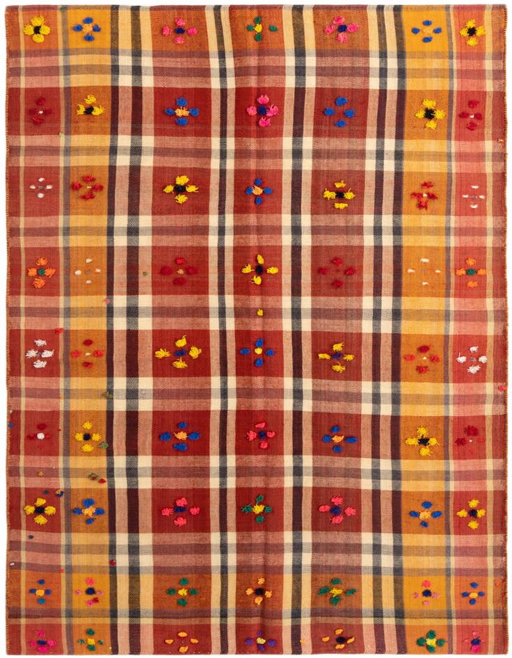Detail image of 4' 10 x 7' 5 Jajim Rug