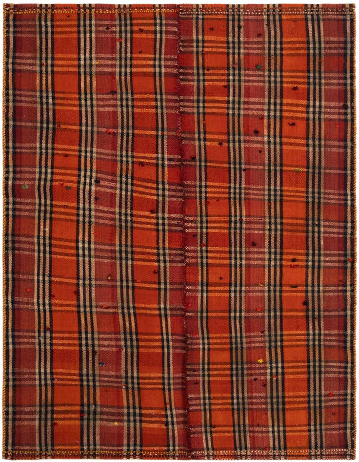 Detail image of 4' 5 x 6' 9 Jajim Rug