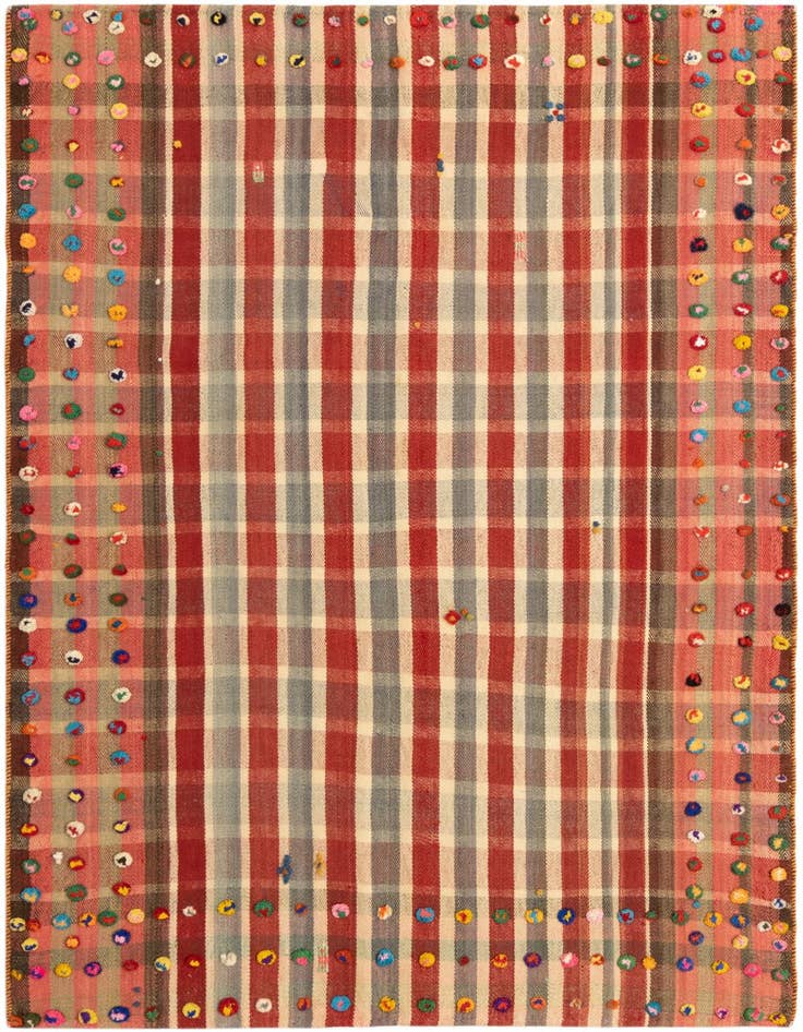 Detail image of 4' 9 x 6' 8 Jajim Rug