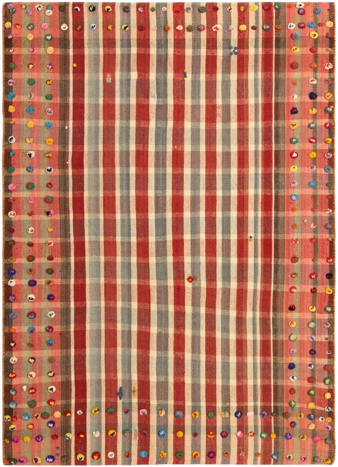 Detail image of 4' 9 x 6' 8 Jajim Rug