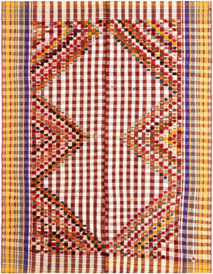 Detail image of 4' 9 x 6' 10 Jajim Rug