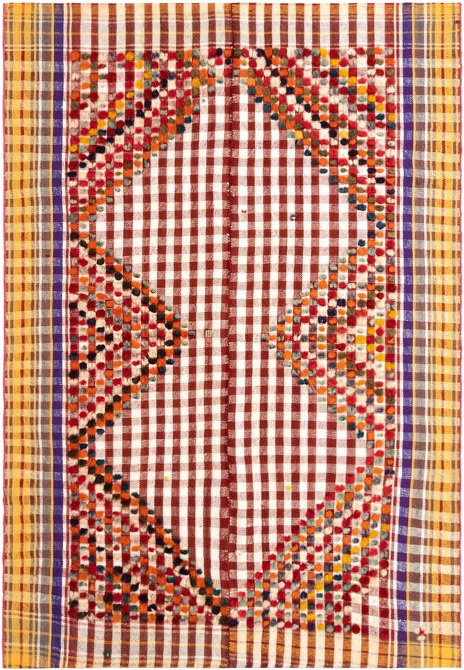 Detail image of 4' 9 x 6' 10 Jajim Rug