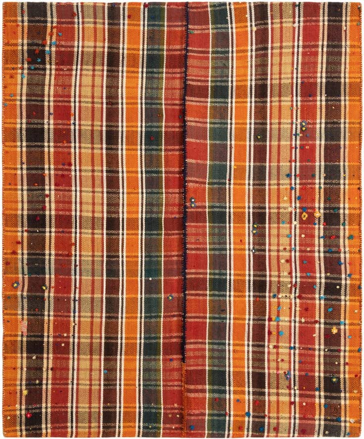 Detail image of 4' 9 x 5' 10 Jajim Rug