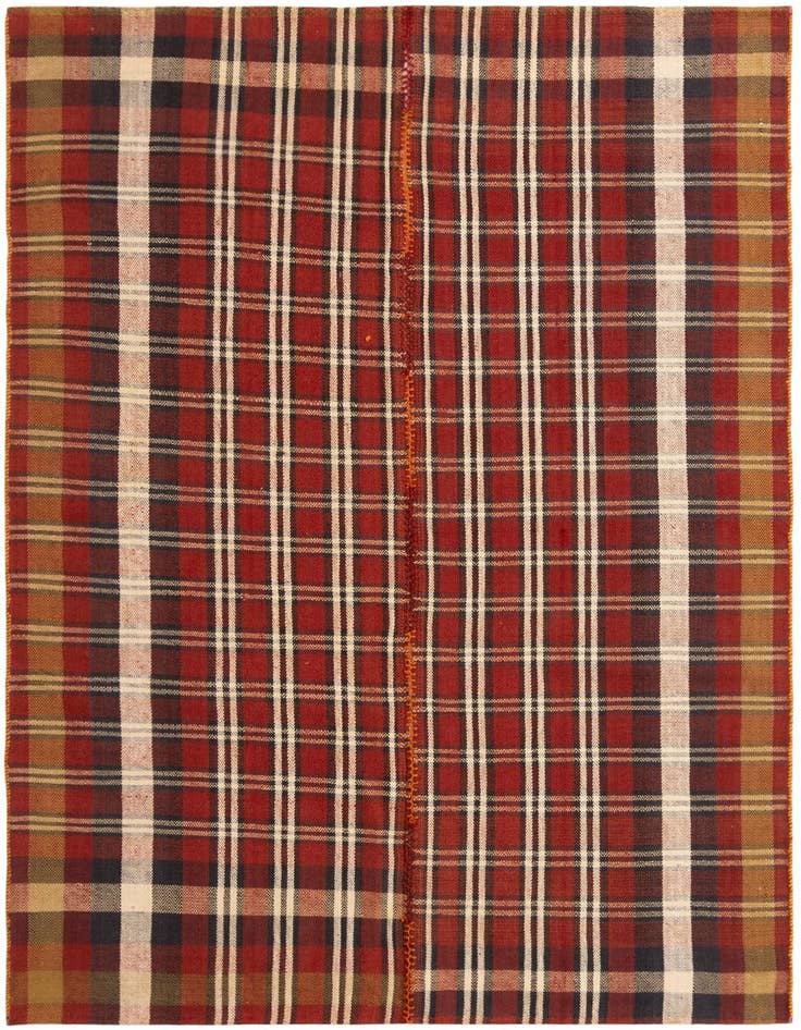 Detail image of 4' 8 x 6' 7 Jajim Rug
