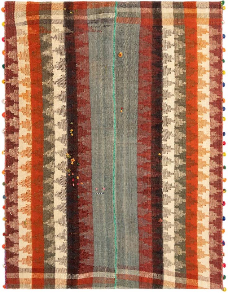 Detail image of 4' 8 x 6' 2 Jajim Rug
