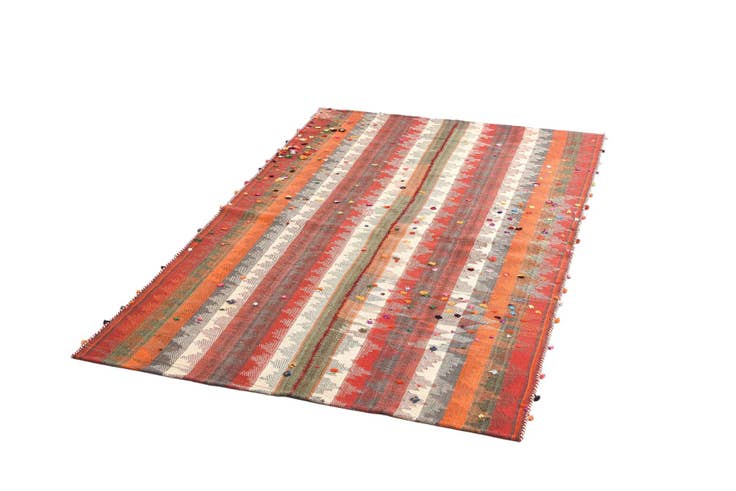 Detail image of 4' 6 x 7' 2 Jajim Rug