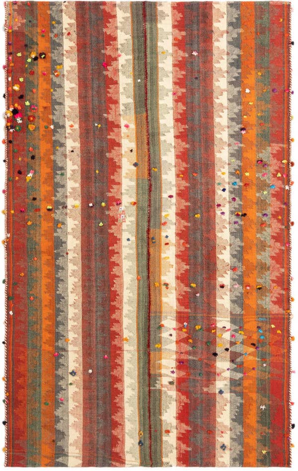 Detail image of 4' 6 x 7' 2 Jajim Rug