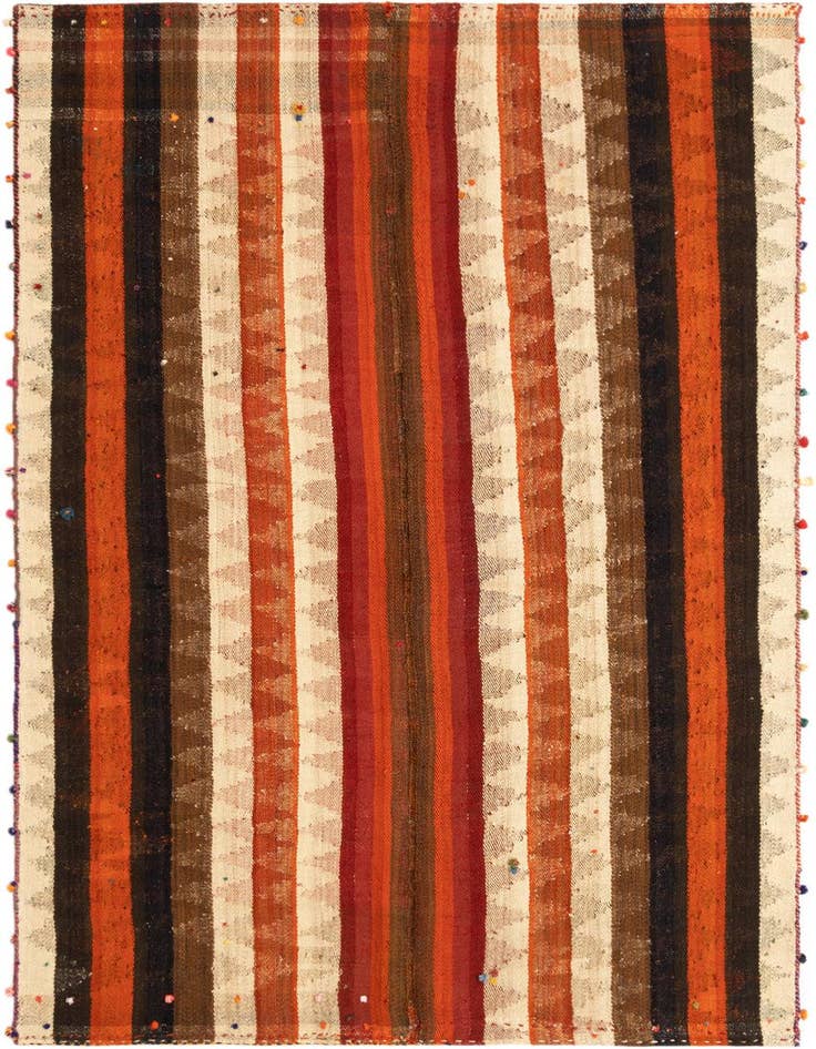 Detail image of 4' 6 x 7' Jajim Rug