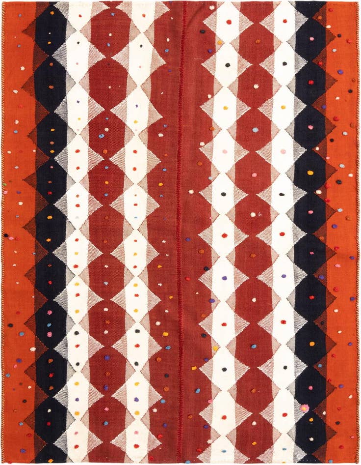 Detail image of 4' 4 x 6' 5 Jajim Rug