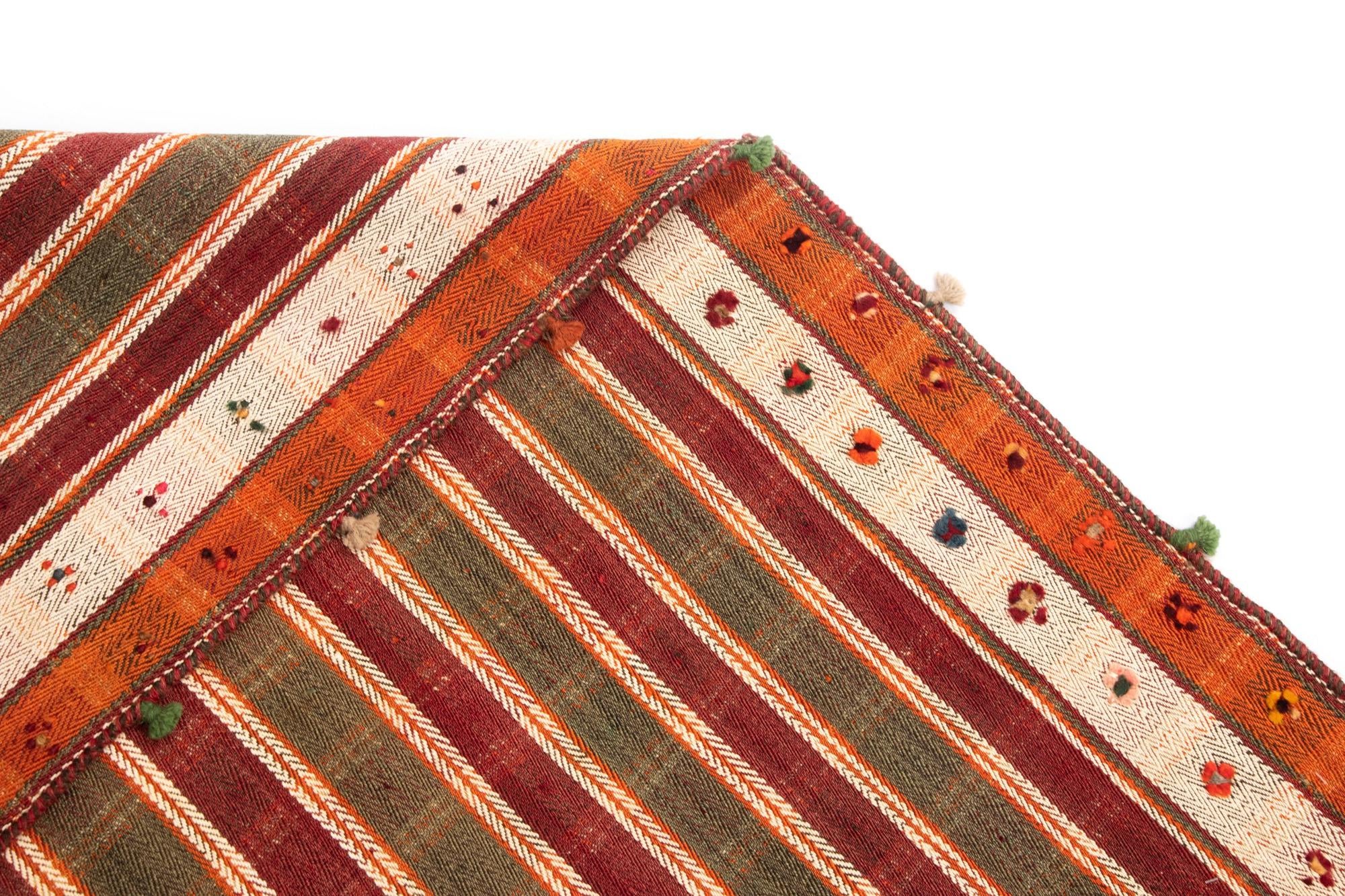 4' 9 x 6' 3 Jajim Wool Rug