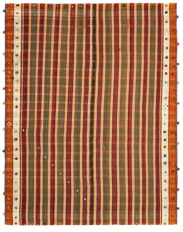 4' 9 x 6' 3 Jajim Wool Rug
