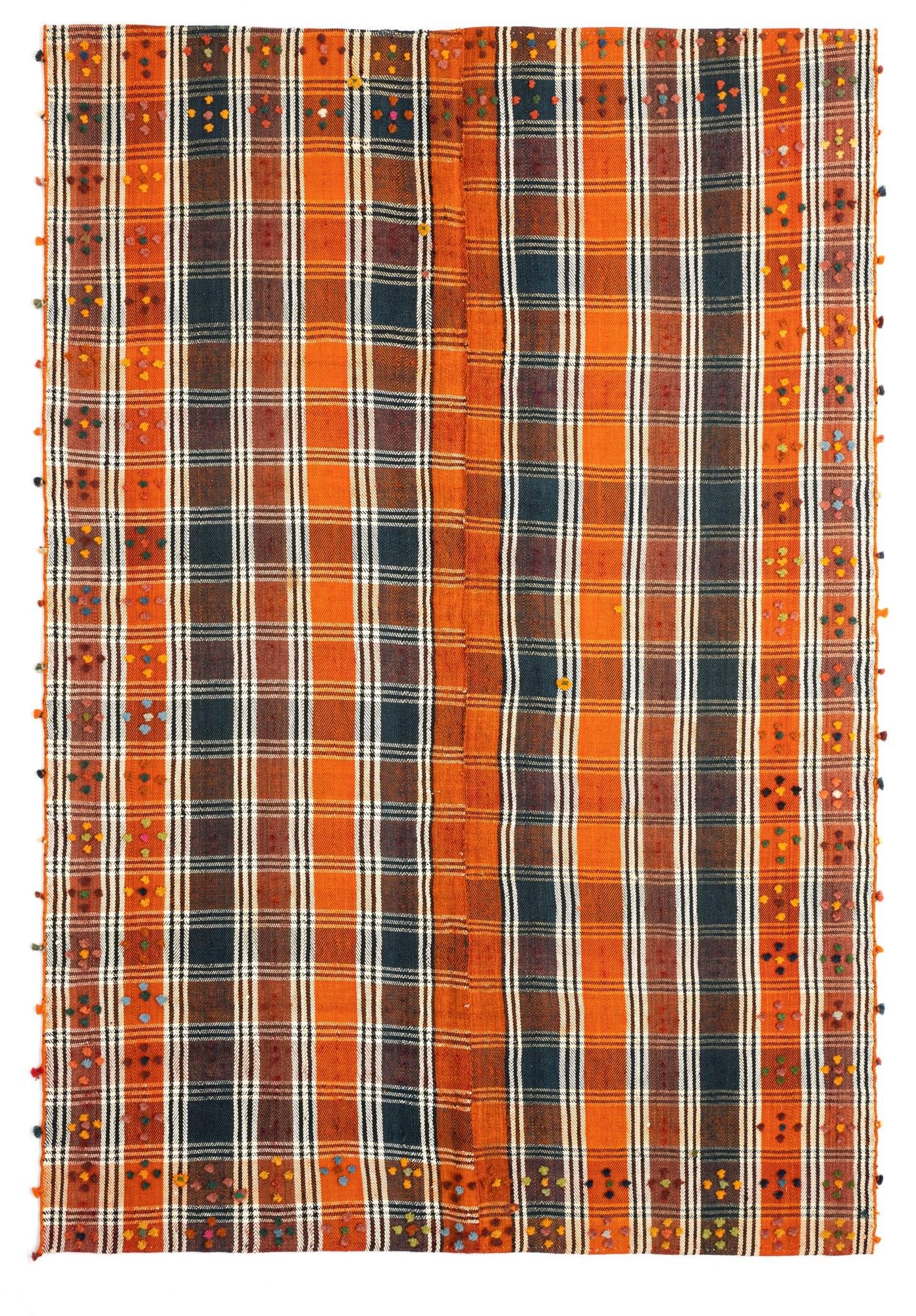 4' 9 x 7' Jajim Wool Rug