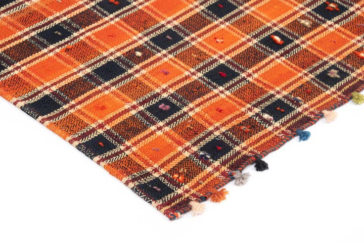 Detail image of 4' 11 x 7' 1 Jajim Wool Rug