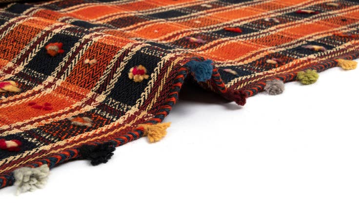Detail image of 4' 11 x 7' 1 Jajim Wool Rug
