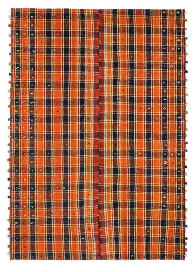 Detail image of 4' 11 x 7' 1 Jajim Wool Rug