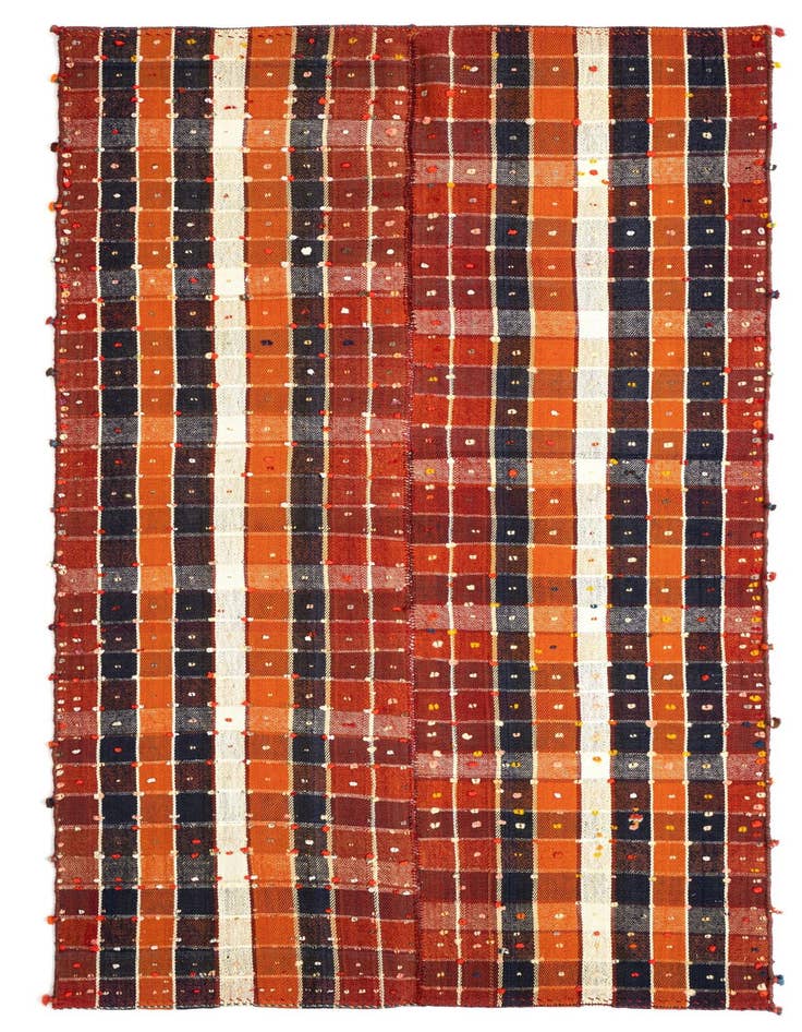Detail image of 4' 6 x 7' 10 Jajim Wool Rug