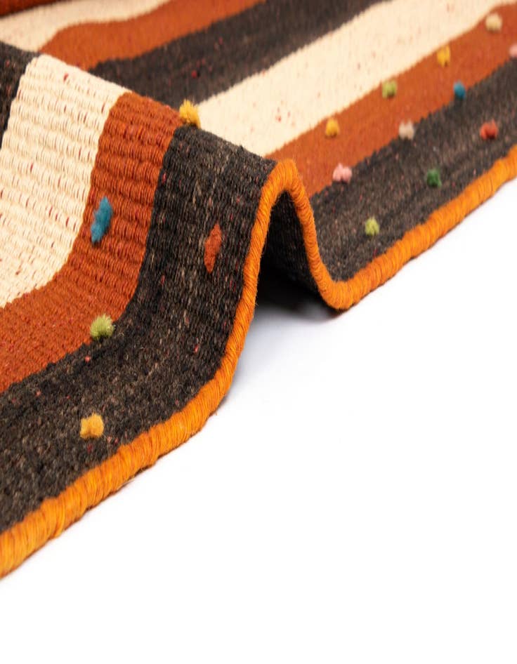 Detail image of 4' 7 x 7' 11 Jajim Wool Rug