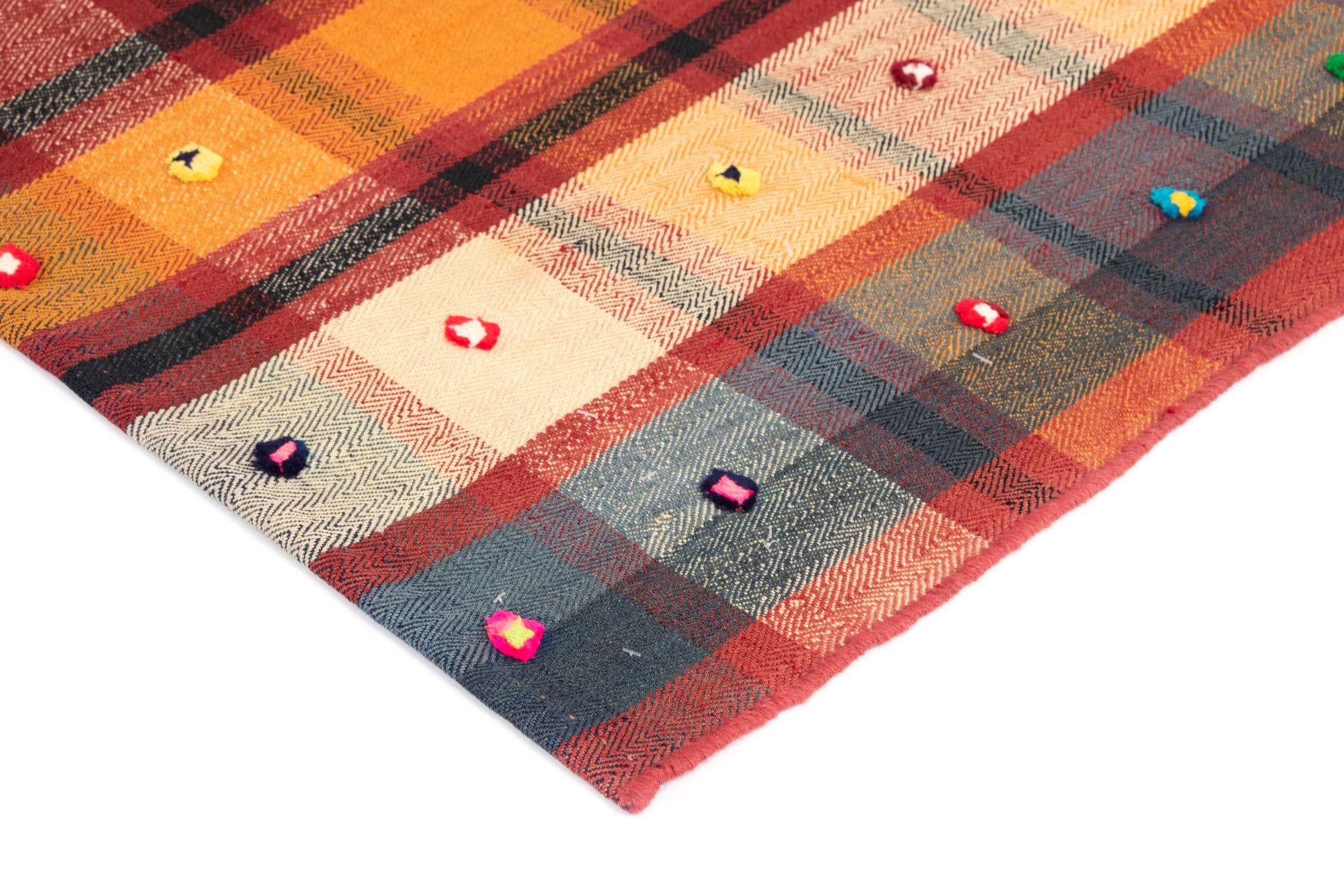 5' 1 x 7' 6 Jajim Wool Rug