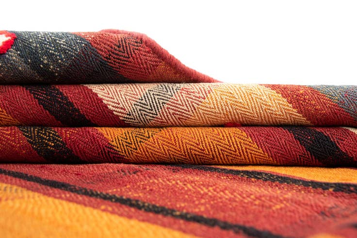 Detail image of 5' 1 x 7' 6 Jajim Wool Rug