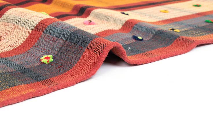 Detail image of 5' 1 x 7' 6 Jajim Wool Rug