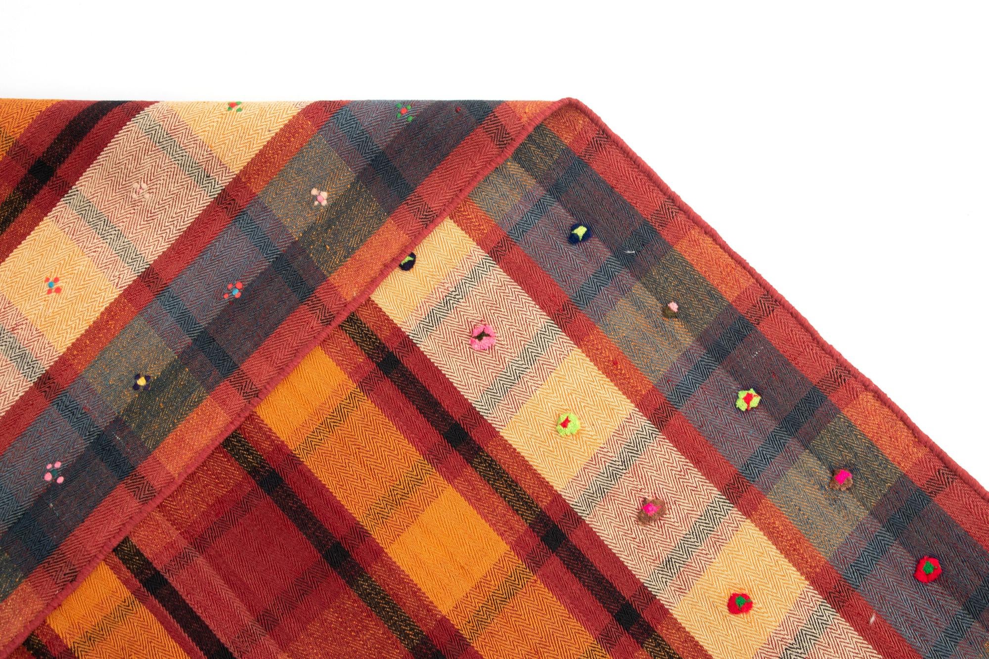 5' 1 x 7' 6 Jajim Wool Rug