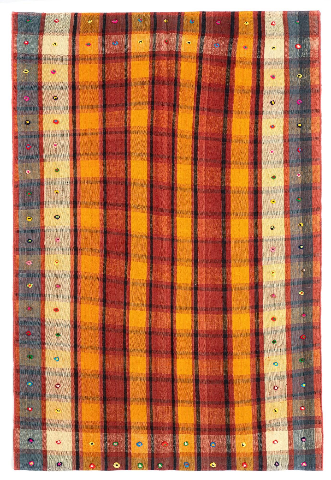 5' 1 x 7' 6 Jajim Wool Rug