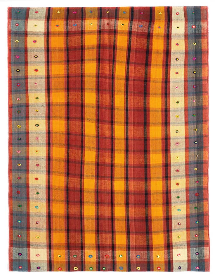 Detail image of 5' 1 x 7' 6 Jajim Wool Rug